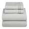 HearthHarbor Queen Size Sheets - 4 Piece Bed Sheet Set, Hotel Luxury Double Brushed Bed Sheets - Extra Soft Bedding SheetsPillowcases, Queen, Silver Grey