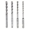 Rannb Rotary Hammer Bit Set with SDS Plus Shank,Carbide Tip,681012mm - 4pcs