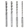 Rannb Rotary Hammer Bit Set with SDS Plus Shank,Carbide Tip,681012mm - 4pcs