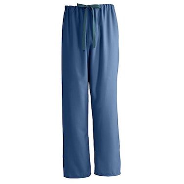 Medline PerforMAX Unisex Reversible Front-Drawstring Scrub Pants, Jade, Size Large, Regular Inseam