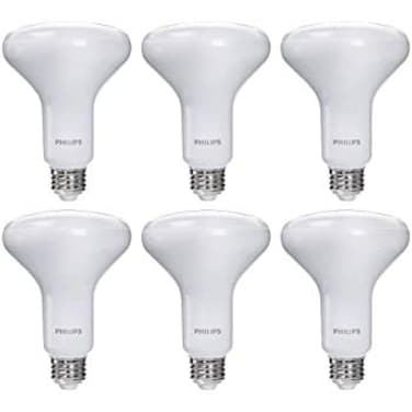 Philips LED Dimmable BR30 Light Bulb: 650-Lumen, 5000-Kelvin, 11-Watt ,65-Watt Equivalent, E26 Base, Frosted, Daylight, 6-Pack