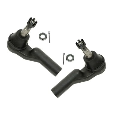 TRQ Front Outer Tie Rod Set 2 Piece