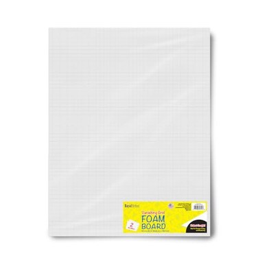 Royal Brites Gridline Foam Board - 10 Pack, Easy-Cut Foam Core - 20 x 30 in