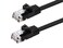 Monoprice Cat5e Ethernet Patch Cable - Flat, Snagless RJ45, Flexboot, 30AWG Stranded Pure Bare Copper Wire, 350Mhz, UTP, 7 Feet, Black