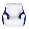 E-SeaRider Armchair Marine Beanbag, Medium, Multi ,White/Navy