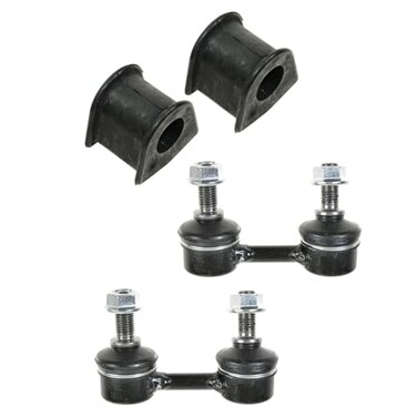 TRQ Front Suspension Kit Sway Bar Bushing Set Sway Bar Stabilizer Link