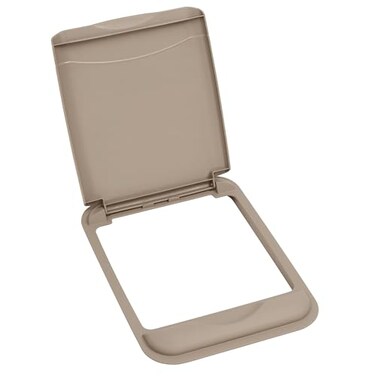 Rev-A-Shelf 35 Qt Garbage Can Lid for Base Kitchen and Bathroom Cabinet Bin