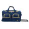 Rockland 22" Polyester Rolling Duffel Bag, Navy