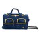 Rockland 22" Polyester Rolling Duffel Bag, Navy