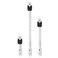 NEIKO 00295A 3/8" Drive Locking Extension Bar Set, 3 Piece, 3", 6", 10", Remove Sockets and Sparkplugs, Cr-V, Silver