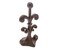 Comfify Rust Brown Fleur De Lis Cast Iron Door Stop“ 4x3.5x7.75