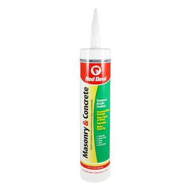 Red Devil 0646 Masonry and Concrete Acrylic Sealant, 10.1 oz., Made in USA