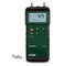 Extech 407910 Heavy-Duty Differential Pressure Manometer 29 psi, 8-Unit LCD, MIN/MAX, Zero, Data-Hold, RS-232, HolsterCase