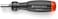 PB Swiss Tools Insider 3 - Ratcheting Universal 1/4" bit holder with 10 PrecisionBits in the handle