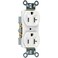 PassSeymour Legrand CRB5362WCC12 20 Amp Construction Specification Grade Duplex Receptacle Outlet, Back and Side Wire, White ,1 Count