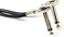 Hosa IRG-101 Guitar Patch Cable, Low-profile Right-angle to Same, 1 Foot