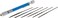 EUROTOOL Pocket Mini Needle File Set, 6 Piece SetFIL-653.00