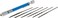 EUROTOOL Pocket Mini Needle File Set, 6 Piece SetFIL-653.00
