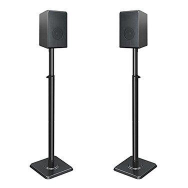 Mounting Dream Height Adjustable Speaker Stands for Bookshelf Speakers