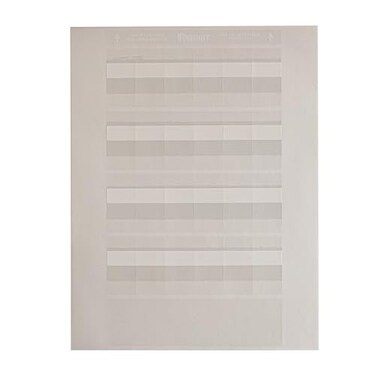 Panduit S100X150YAJ Laser/Inkjet Self-Laminated Label, Polyester, Clear/ White ,2,500-Pack