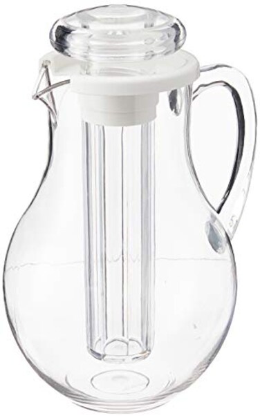 Winco 64 oz Clear Plastic Commercial Pitcher
