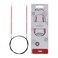 KnitPro Zing Fixed Circular Needles 16" ,40cmUS Size 1.5 ,2.5mm