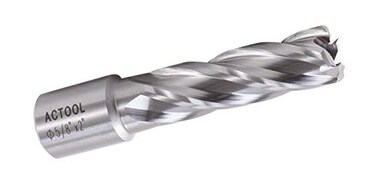 ACTOOL 5/8" Diameter2" Depth of Cut HSS ANNULAR Cutter with 3/4'' Weldon Shank
