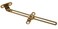 Hardware Essentials 853092 Friction Assisted Lid Support-Both Sides Brass