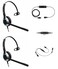 TruVoice Computer Headset Bundle for TrainingMonitoringSupervising : Includes 2 x HD500 Headset with NC Microphone, Training Splitter Y Cable and USB Adapter Compatible with PC and Softphones.