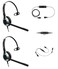 TruVoice Computer Headset Bundle for TrainingMonitoringSupervising : Includes 2 x HD500 Headset with NC Microphone, Training Splitter Y Cable and USB Adapter Compatible with PC and Softphones.