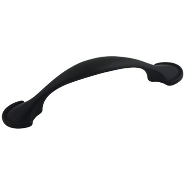 Cosmas 10 Pack 6632FB Flat Black Pull 3 Inch Hole Centers