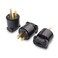 Cable Matters 3-Pack 15A 3 Prong Replacement Plug, Black
