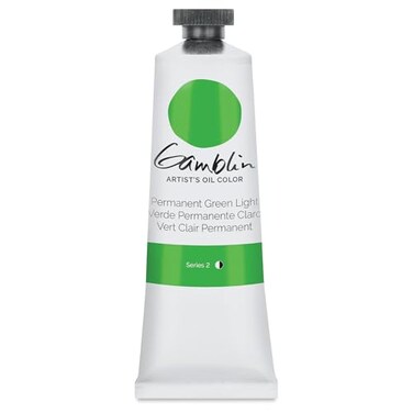 Gamblin Artist Oils Permanent Green Light 37ml