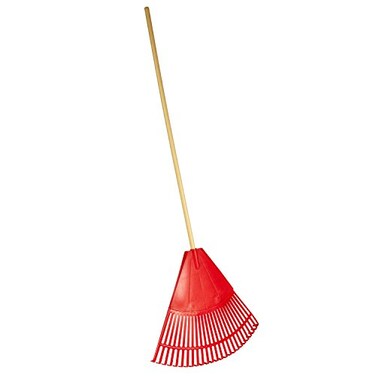 Emsco Group Cavex 25-Tine Poly Modern Leaf Rake