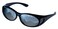 LensCovers Small Polarized Fit Over, Black, Reflective Lens