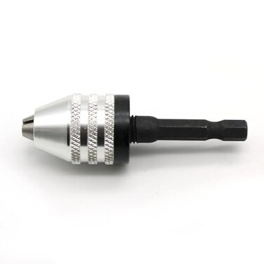 TEMO Keyless Chuck Adapter 1/4" Shank to Conventional Microsize Drill Bit