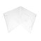 Maxtek 7mm Slim Clear Single CD/DVD Case, 50 Pieces Pack.