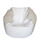 E-SeaRider Round Marine Beanbag ,Medium, Multi,White/Beige