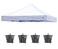 ABCCANOPY Replacement Canopy Top for Pop Up Canopy Tent 10x10 White