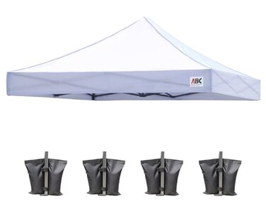 ABCCANOPY Replacement Canopy Top for Pop Up Canopy Tent 10x10 White