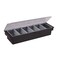 Winco 19 7/16" Black Plastic 6-Compartment Condiment Holder