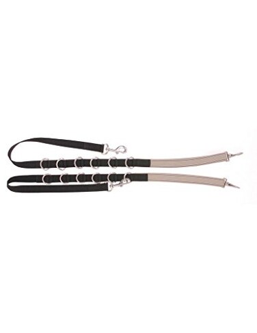 Tough 1 Basic Nylon D-Ring Adjustable Elastic Side Reins