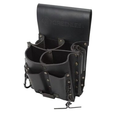 Greenlee 0258-11 Tool Pouch, Leather, 8 Pocket