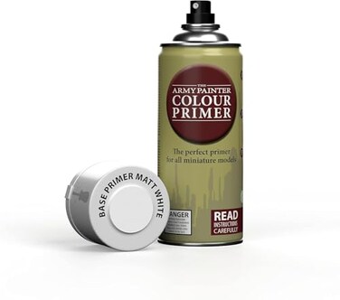 The Army Painter, Colour Primer Matt White, 400 ml acrylic spray