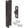 Prime-Line MP1043 Sliding Door Flush Handle Set, Black Diecast ,1 Set