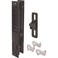 Prime-Line MP1043 Sliding Door Flush Handle Set, Black Diecast ,1 Set