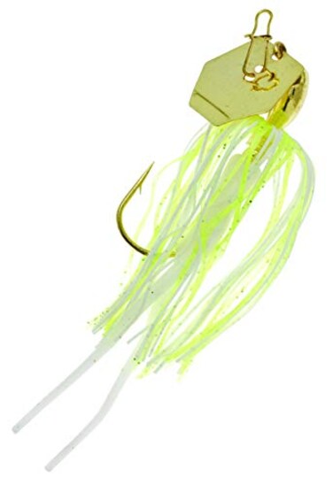 Z-MAN ChatterBait Micro Lures, Chartreuse/White