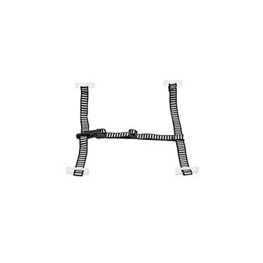 MSA 10124238 Hard Hat Chinstrap - 4-Point Suspension Attachment, 3/4" Polyester Webbing, Pack or 10, Flexible Construction, AdjustableComfortable, Durable/Versatile, Replaceable Non-Metal Accessory