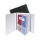 C-Line Eight-Pocket Portfolio with Security Flap, Polypropylene, 8.5 X 11, Black/White