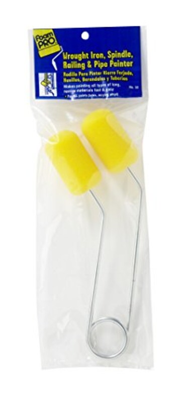 Foampro 32 Wrought Iron, SpindleRailing Painter,Yellow
